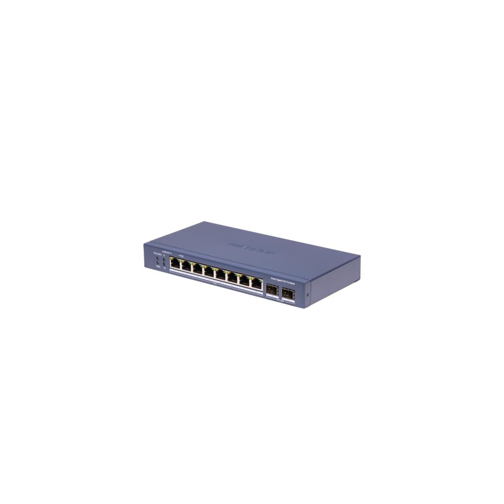 Switch Hikvision Ds-3e1510p-si-8p2f 8 Portas Gigabit Poe