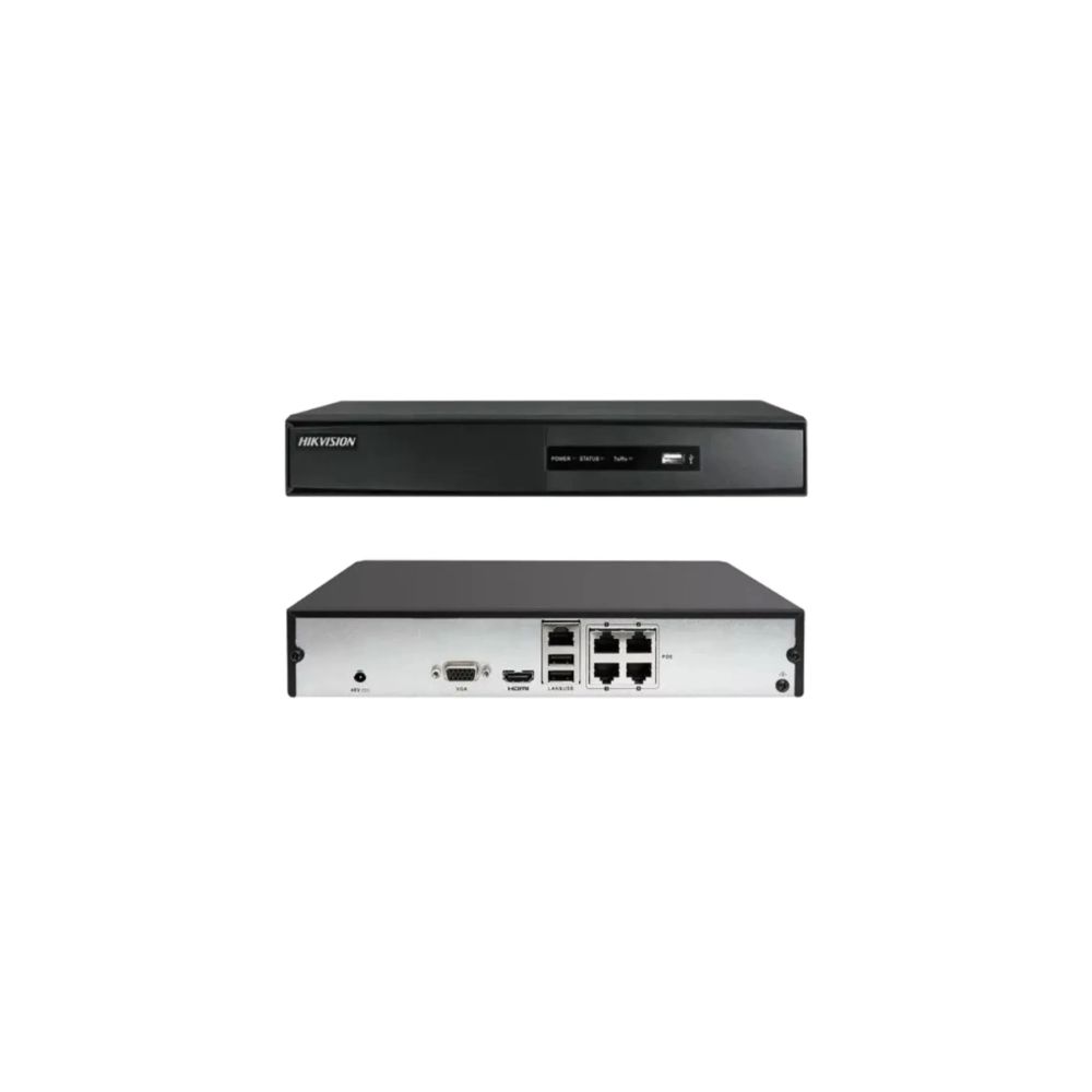 Dvr 4 Canais Poe - Ds-7104ni-q1/4p/m