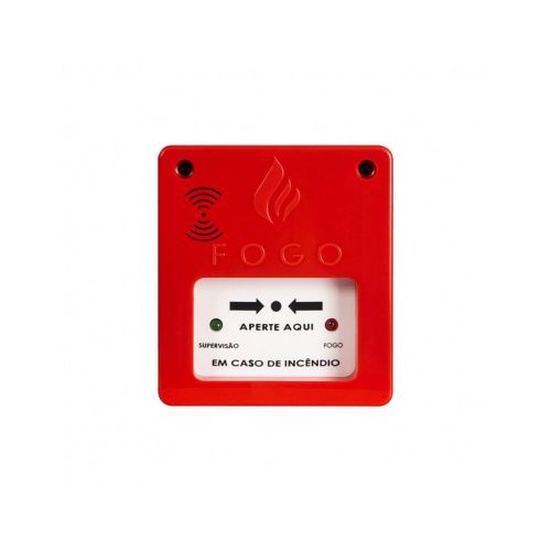 Acionador De Incêndio Sirene 12v/24v Alarme Manual Segurimax