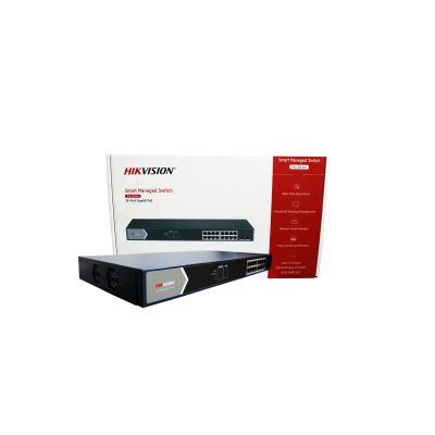 Switch Hikvision Gerenciavel  16 portas Gigabit Ds-3e1518p-si